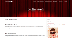 Desktop Screenshot of coulisses.ch