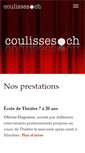 Mobile Screenshot of coulisses.ch